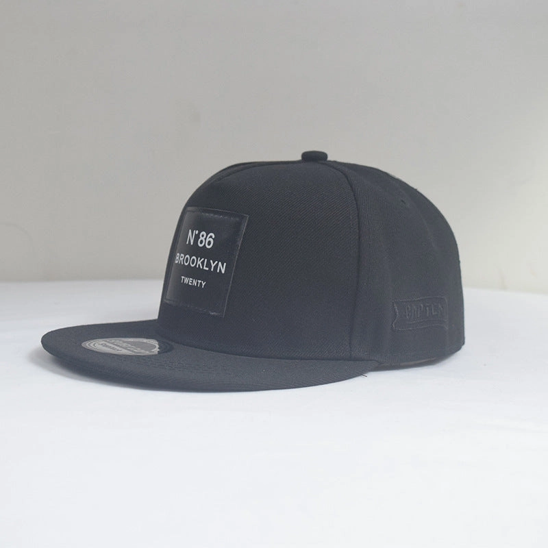Wholesale Street Patch Letter Flat Brim Hip Hop Hat