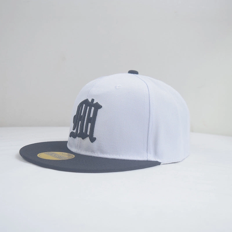 Wholesale Street Patch Letter Flat Brim Hip Hop Hat