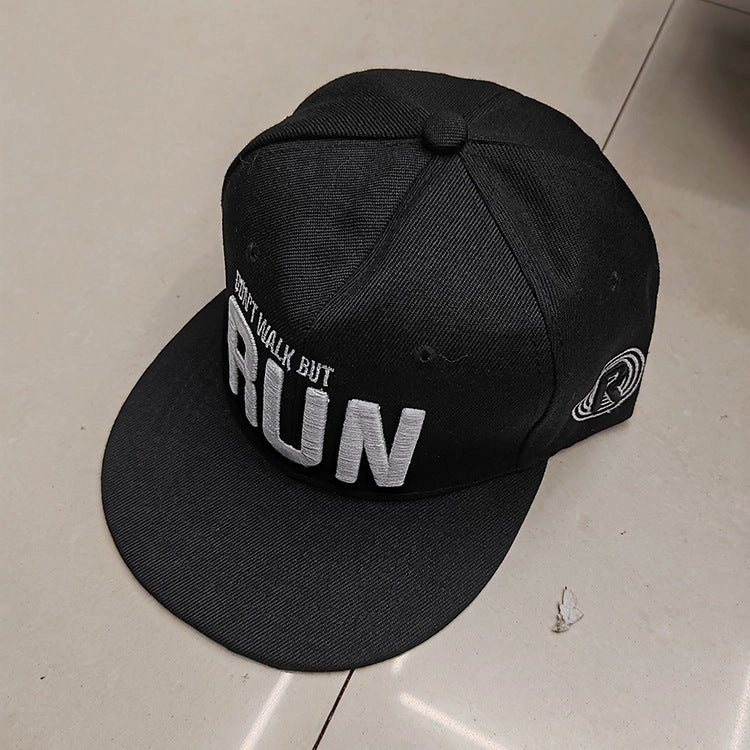 Wholesale Street Patch Letter Flat Brim Hip Hop Hat