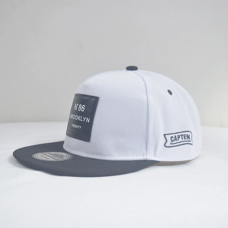 Wholesale Street Patch Letter Flat Brim Hip Hop Hat