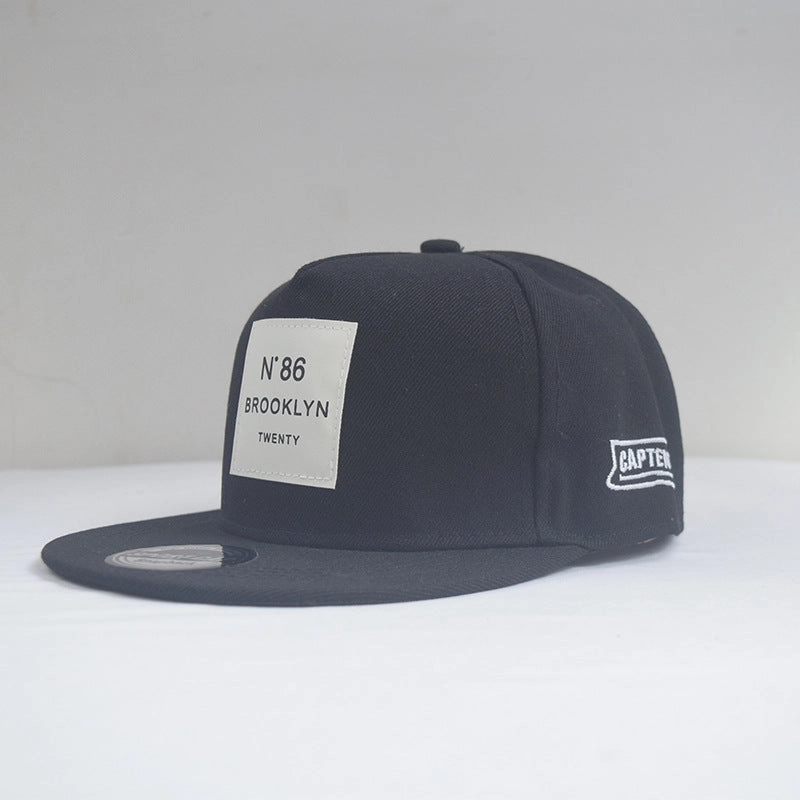 Wholesale Street Patch Letter Flat Brim Hip Hop Hat