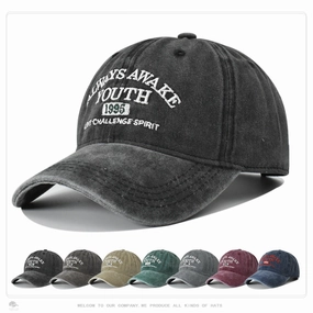 Wholesale Street Soft brimmed Letter Embroidered Sunscreen Baseball Hat