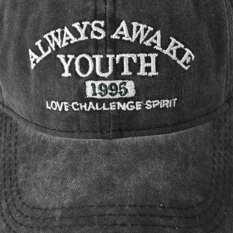 Wholesale Street Soft brimmed Letter Embroidered Sunscreen Baseball Hat