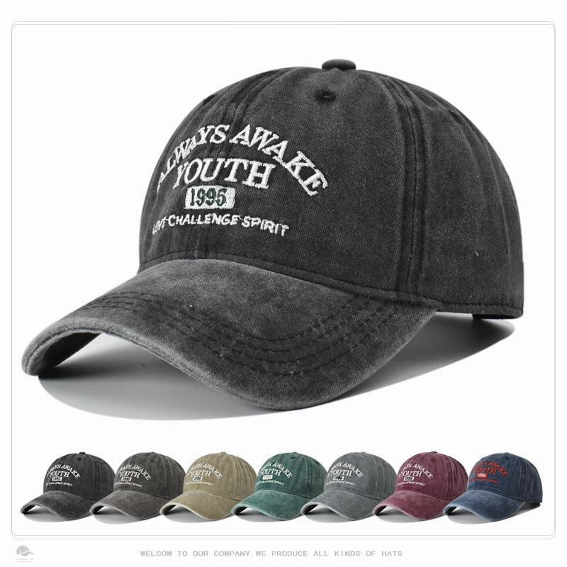 Wholesale Street Soft brimmed Letter Embroidered Sunscreen Baseball Hat