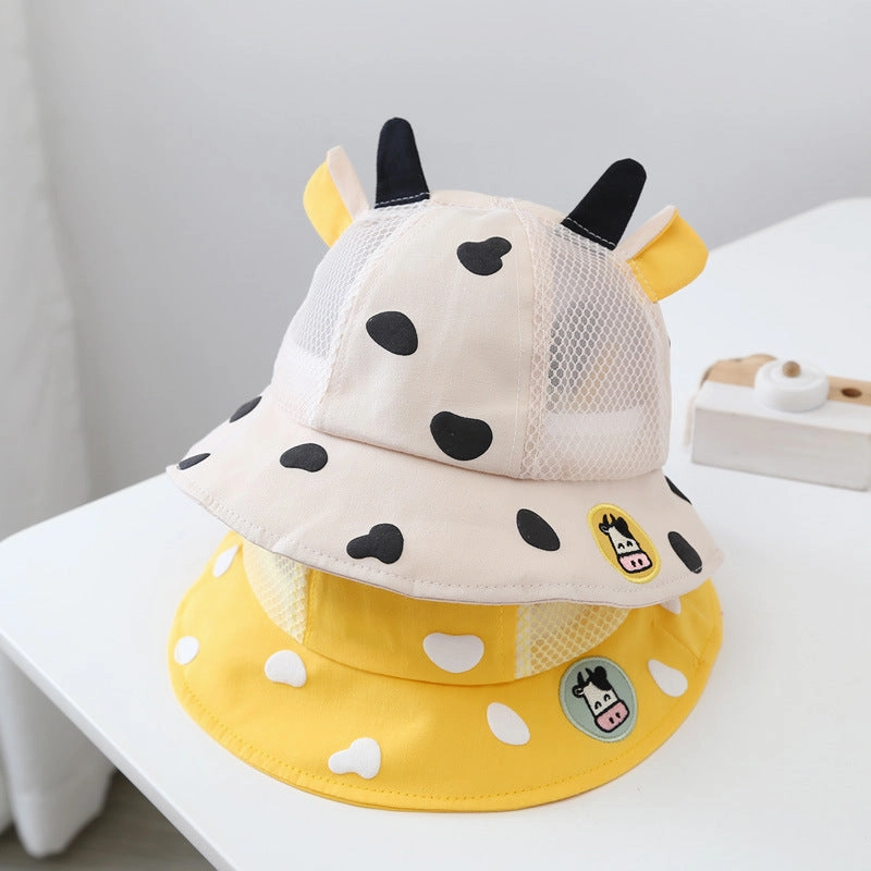 Wholesale Summer Cotton Children's Sunscreen Fisherman Hats
