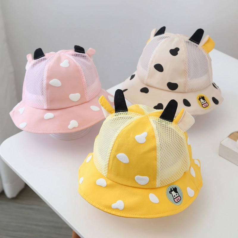 Wholesale Summer Cotton Children's Sunscreen Fisherman Hats