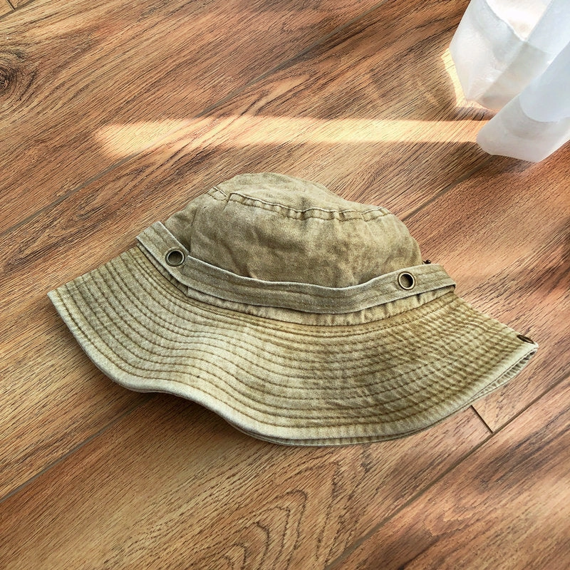 Wholesale Summer Large Brim Denim Bucket Hat