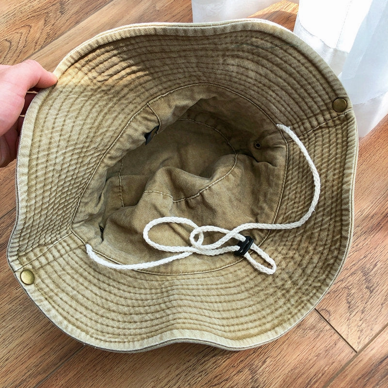 Wholesale Summer Large Brim Denim Bucket Hat