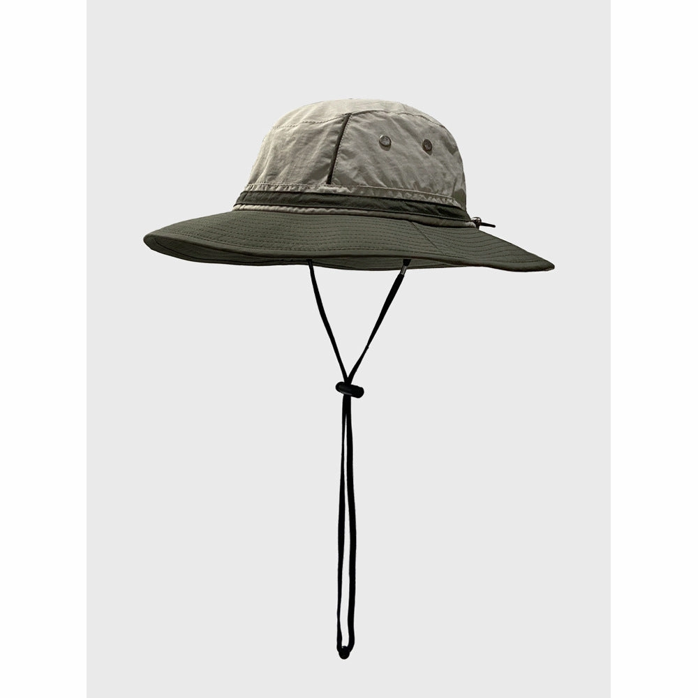 Wholesale Summer Quick Dry Breathable Drawstring Cotton Fisherman Hat
