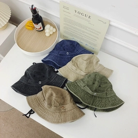 Wholesale Summer Stitching Polyester Bucket Hat
