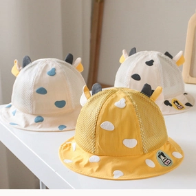 Wholesale Summer Thin Baby Cotton Bucket Hat