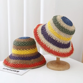 Wholesale Summer Thin Color Hats