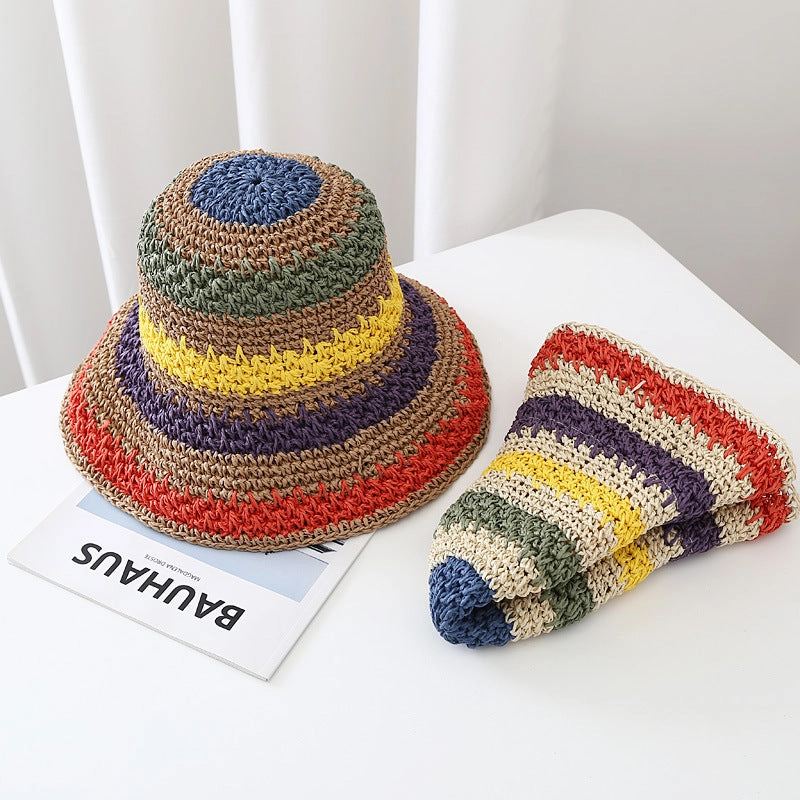Wholesale Summer Thin Color Hats