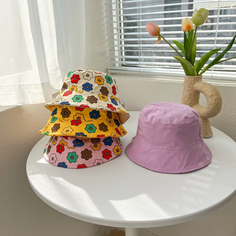Wholesale Summer Thin Cotton Kids Bucket Hat
