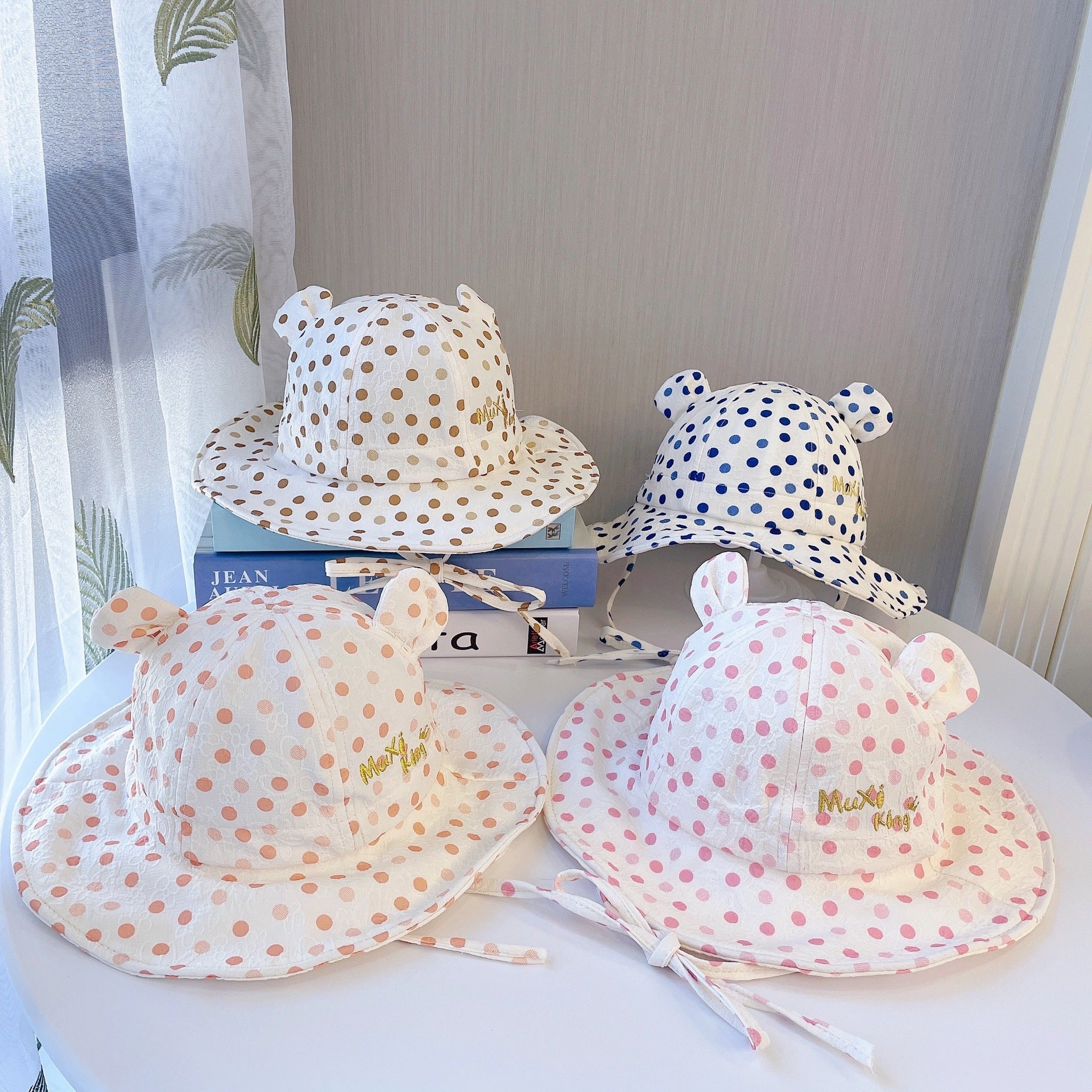 Wholesale Summer Thin Section Kids Wool Bucket Hat With Big Brim