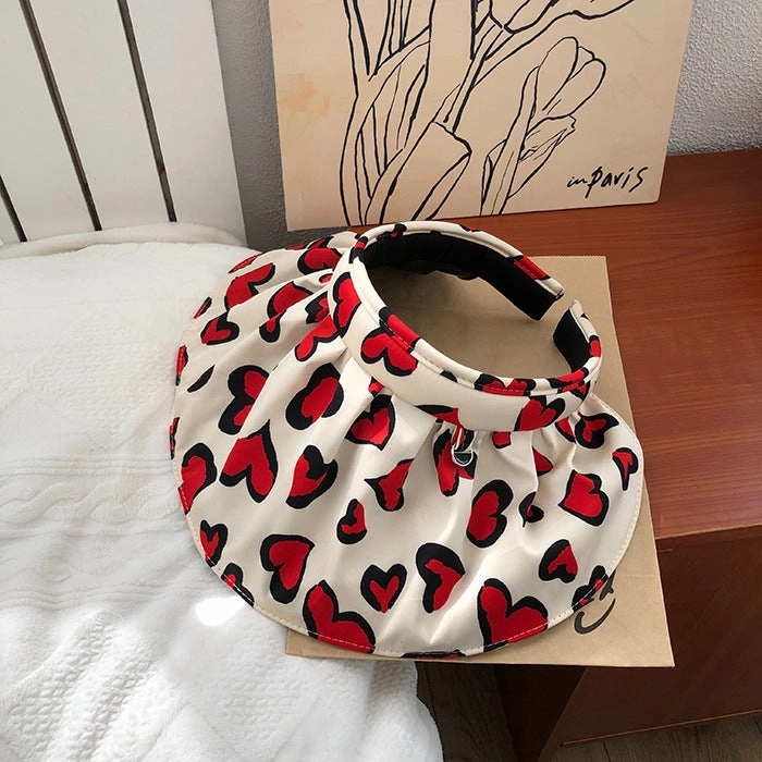 Wholesale Summer Vinyl Heart Empty Hat