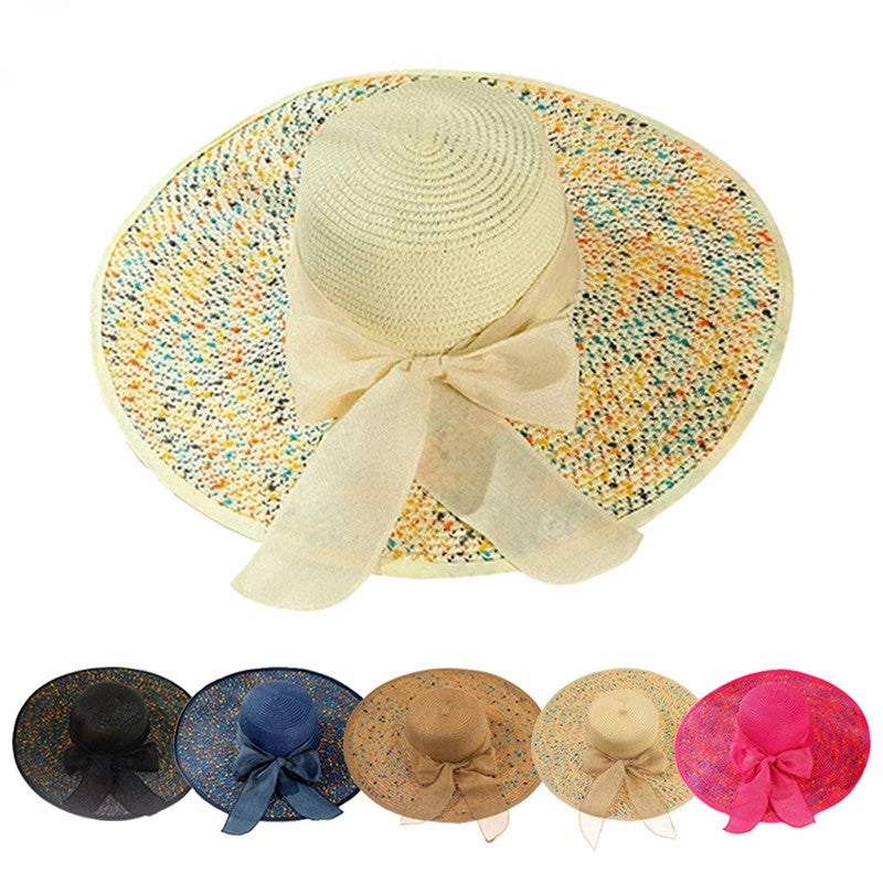 Wholesale Sun Protection Folding Straw Hat