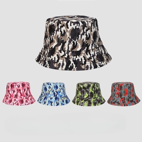 Wholesale Sun Protection Outdoor Camouflage Polyester Bucket Hat