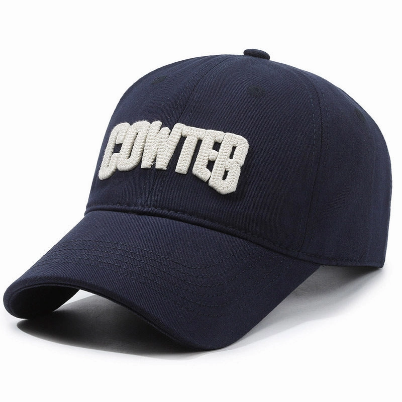 Wholesale Sunscreen Face-enhancing Small Letter Baseball Cap