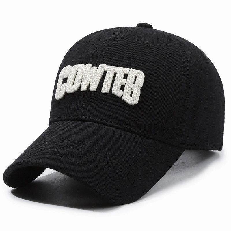 Wholesale Sunscreen Face-enhancing Small Letter Baseball Cap