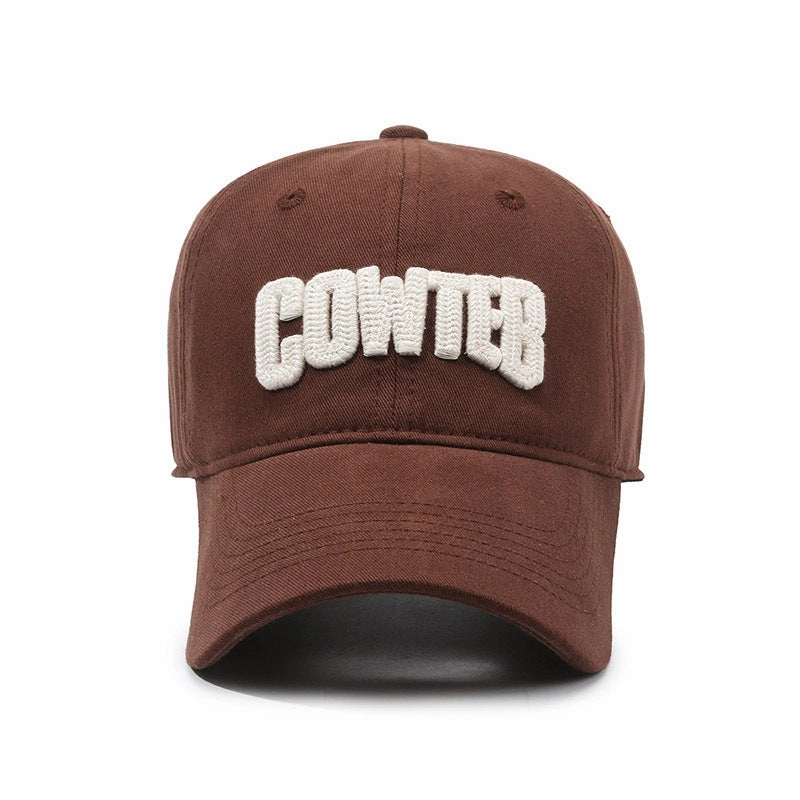 Wholesale Sunscreen Face-enhancing Small Letter Baseball Cap