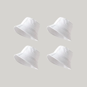 Wholesale Sunshade Cotton Solid Color Bucket Hat