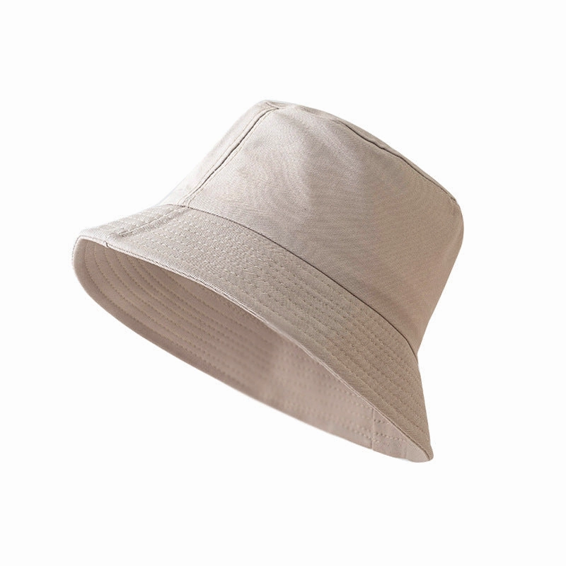 Wholesale Sunshade Cotton Solid Color Bucket Hat
