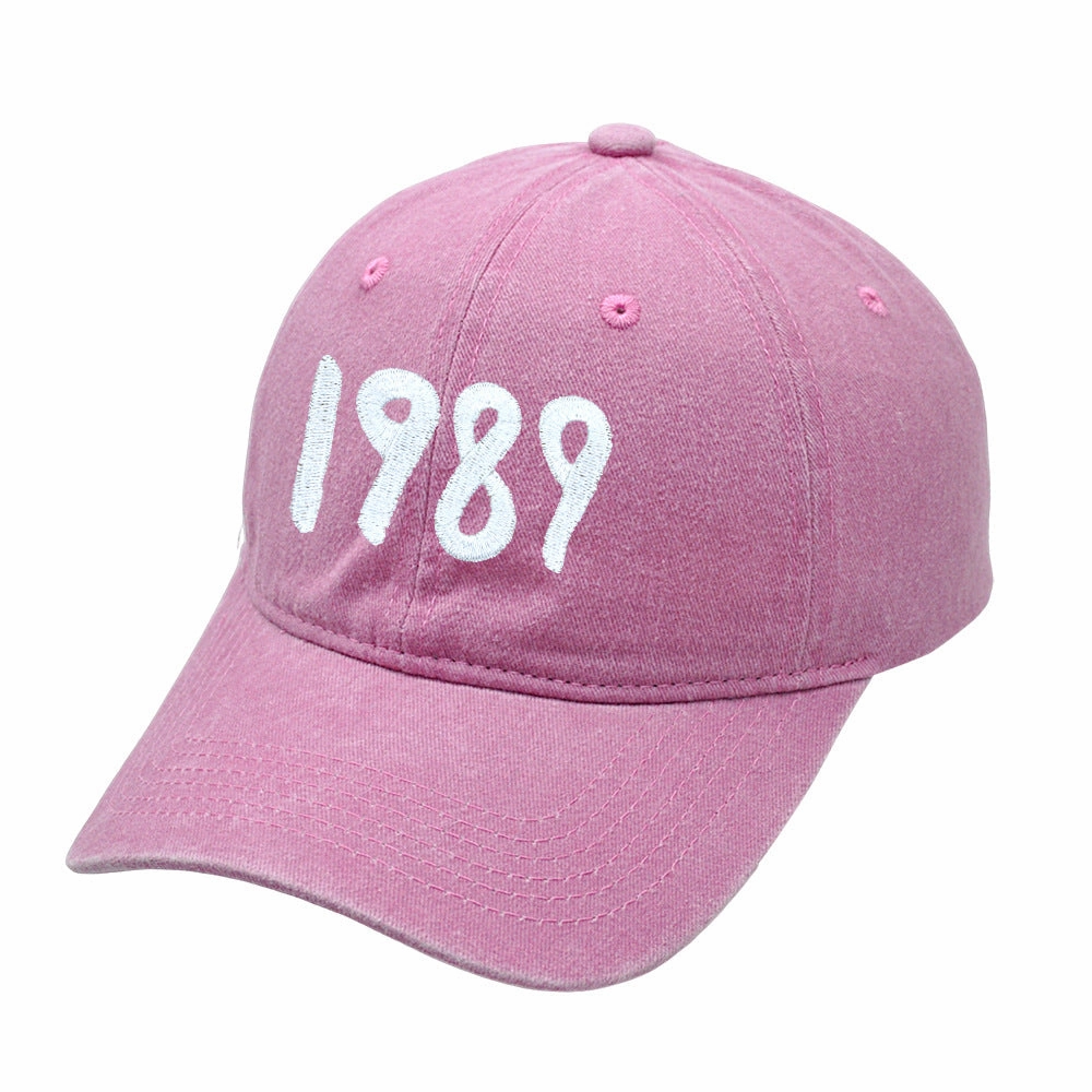 Wholesale Taylor Swift 1989 Embroidery Washed Vintage Baseball Cap