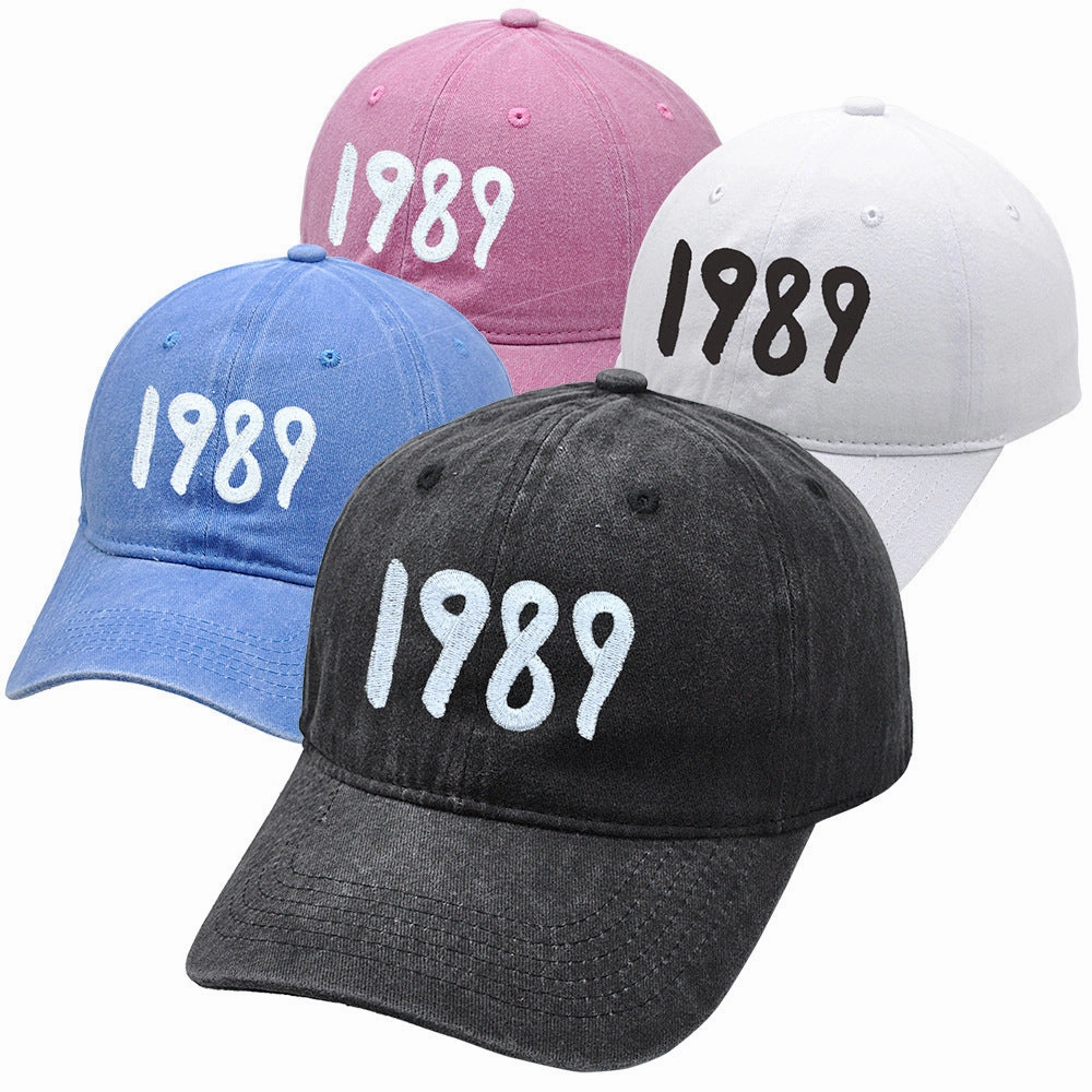 Wholesale Taylor Swift 1989 Embroidery Washed Vintage Baseball Cap