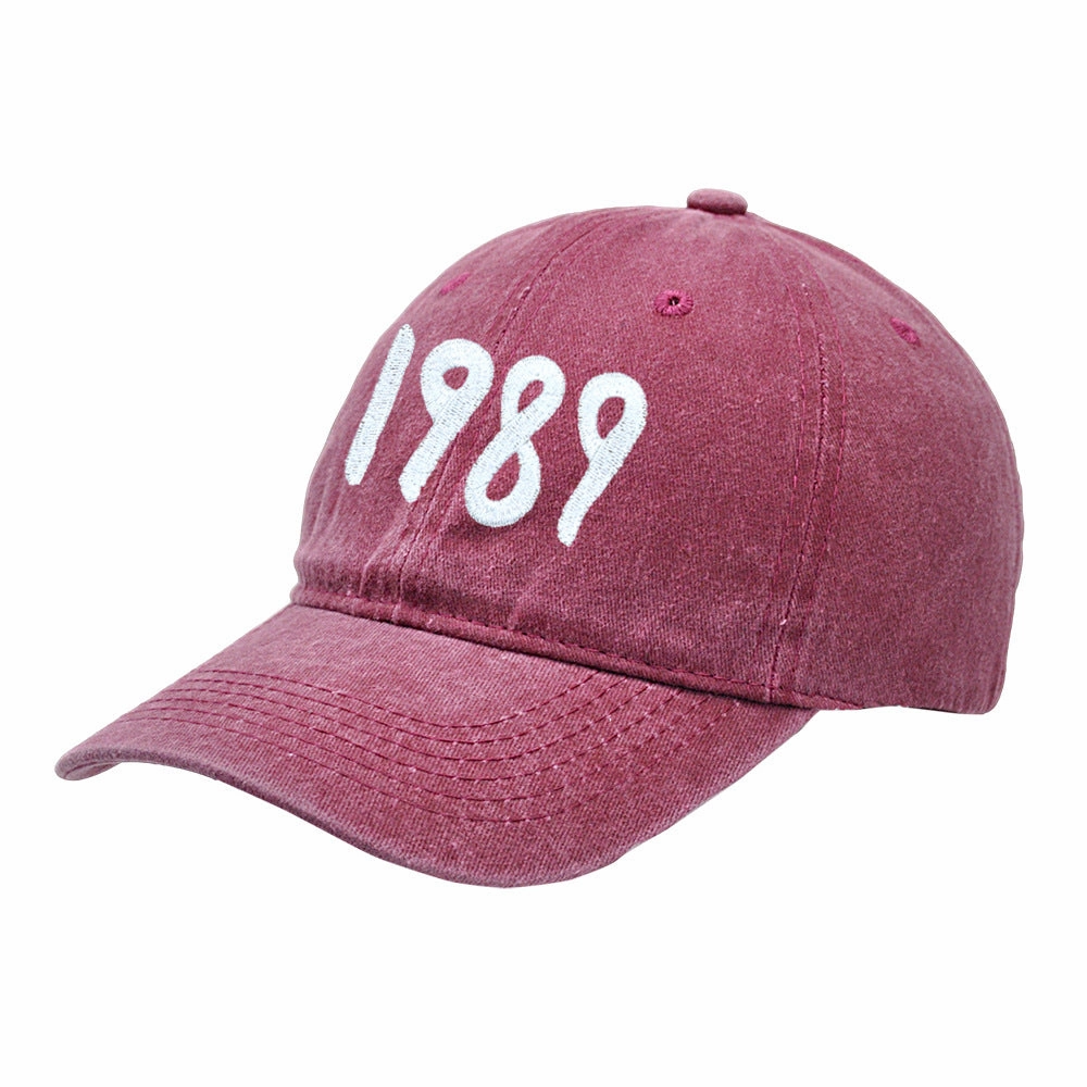 Wholesale Taylor Swift 1989 Embroidery Washed Vintage Baseball Cap
