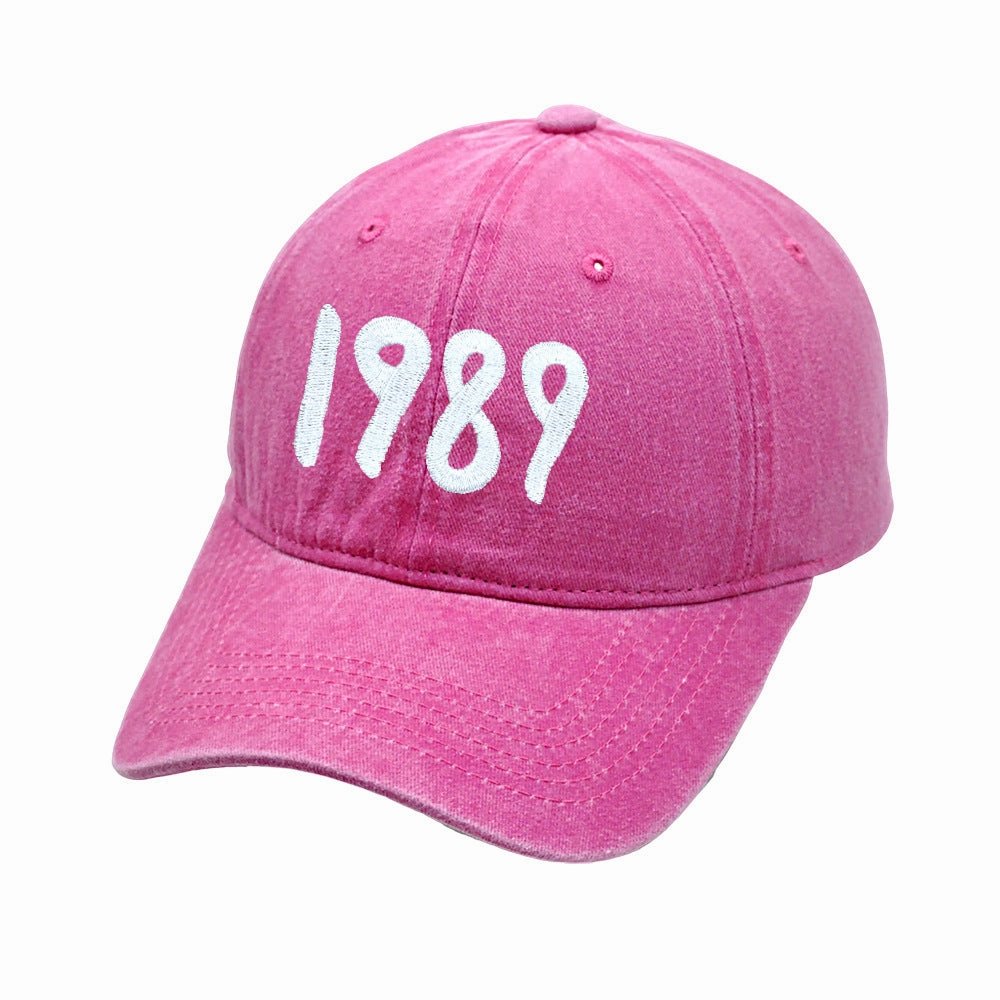 Wholesale Taylor Swift 1989 Embroidery Washed Vintage Baseball Cap