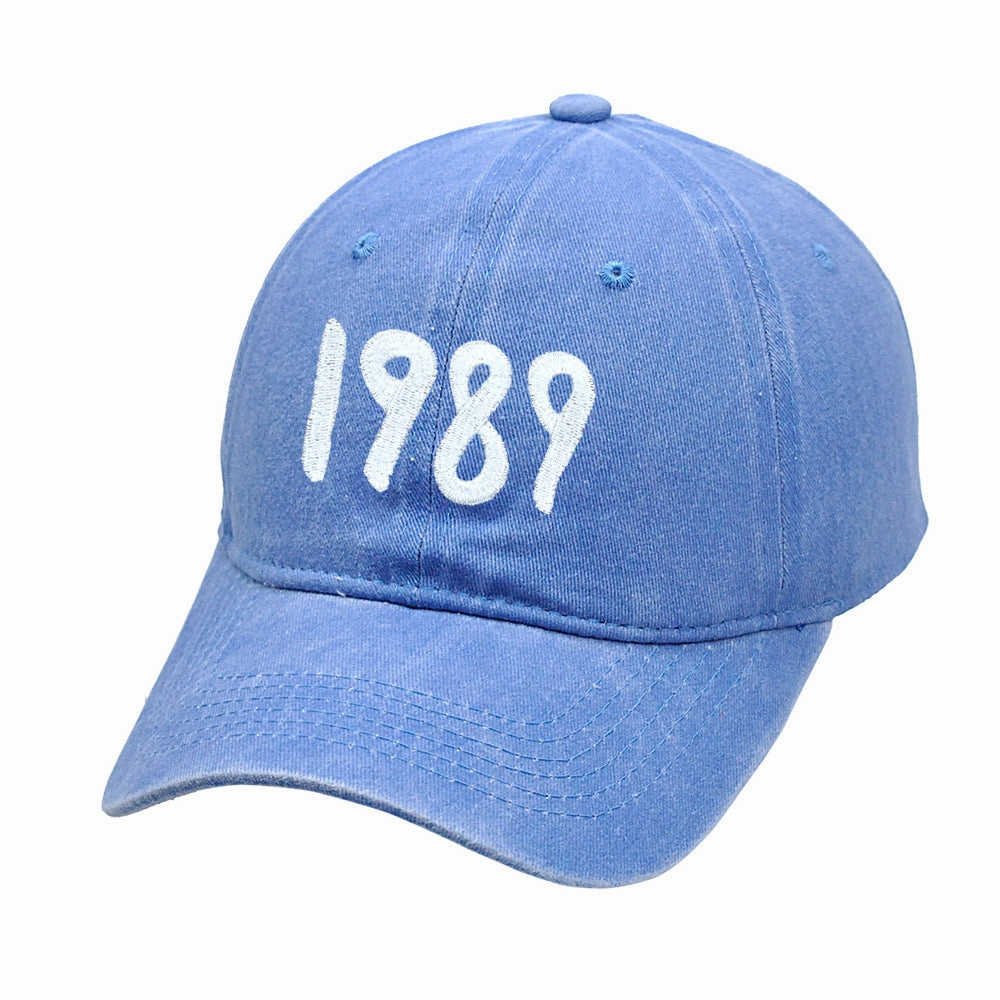 Wholesale Taylor Swift 1989 Embroidery Washed Vintage Baseball Cap