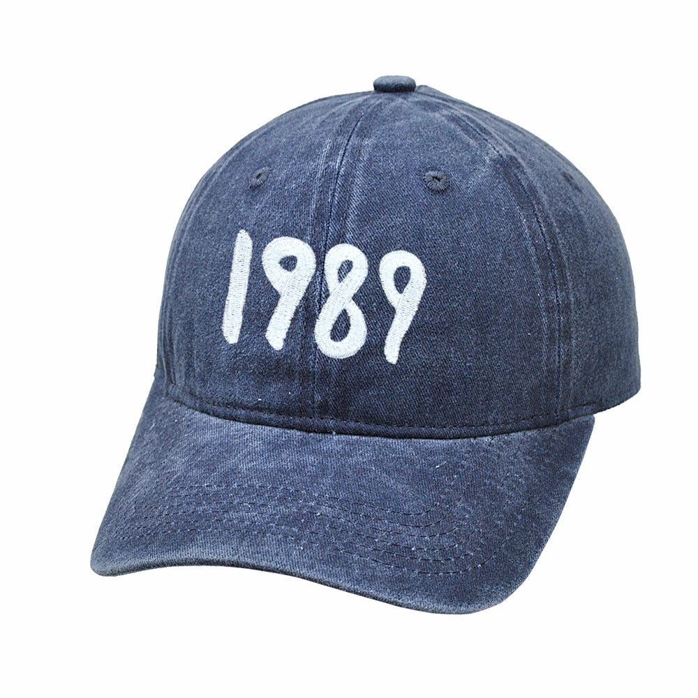 Wholesale Taylor Swift 1989 Embroidery Washed Vintage Baseball Cap