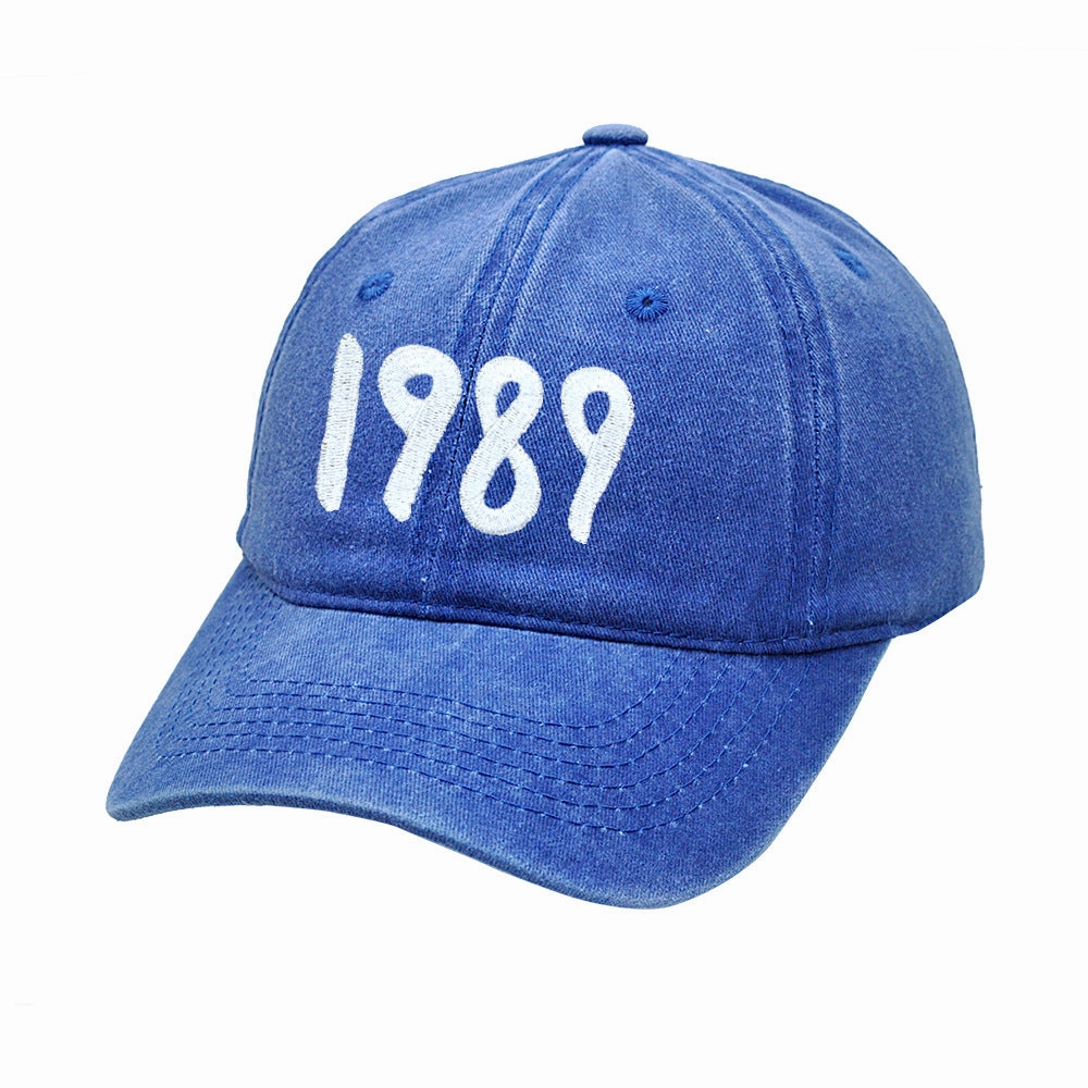 Wholesale Taylor Swift 1989 Embroidery Washed Vintage Baseball Cap