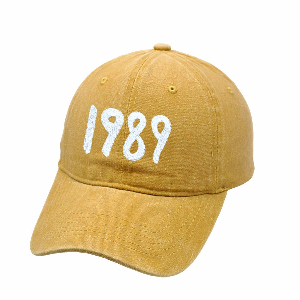 Wholesale Taylor Swift 1989 Embroidery Washed Vintage Baseball Cap