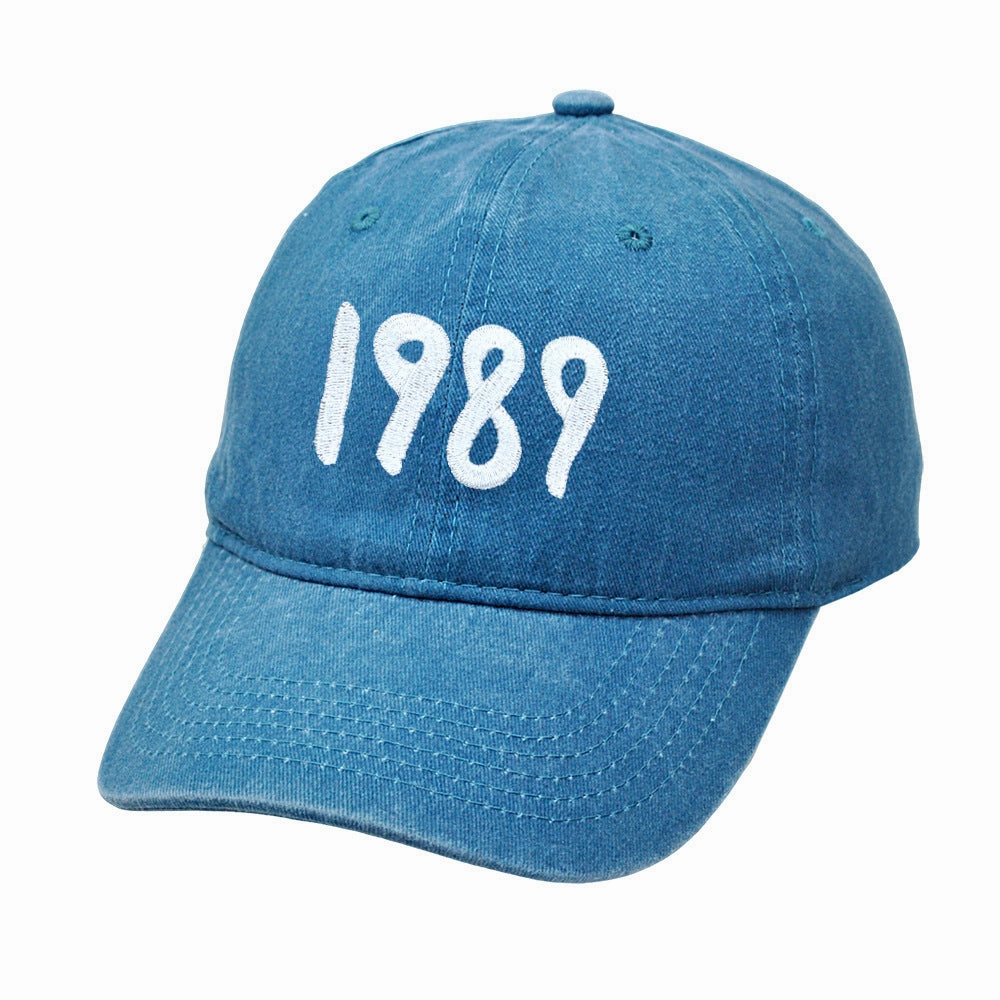 Wholesale Taylor Swift 1989 Embroidery Washed Vintage Baseball Cap
