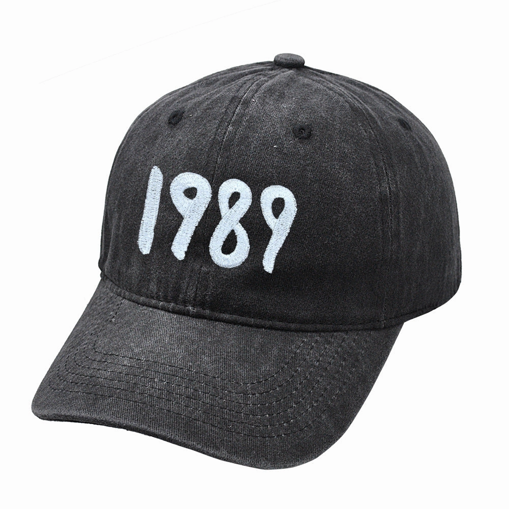 Wholesale Taylor Swift 1989 Embroidery Washed Vintage Baseball Cap