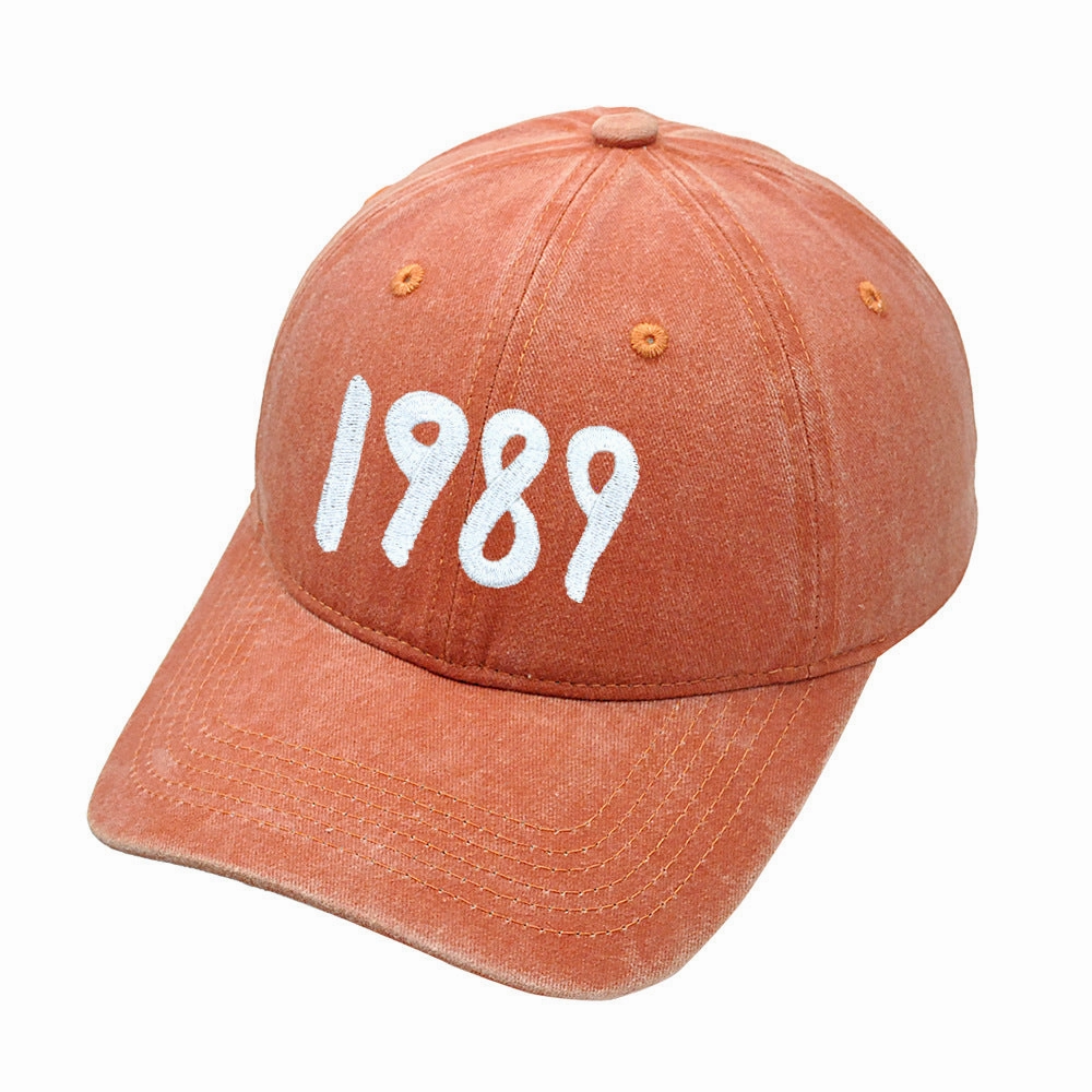 Wholesale Taylor Swift 1989 Embroidery Washed Vintage Baseball Cap