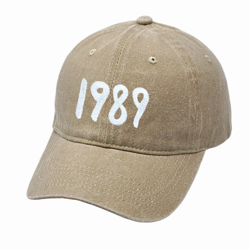 Wholesale Taylor Swift 1989 Embroidery Washed Vintage Baseball Cap