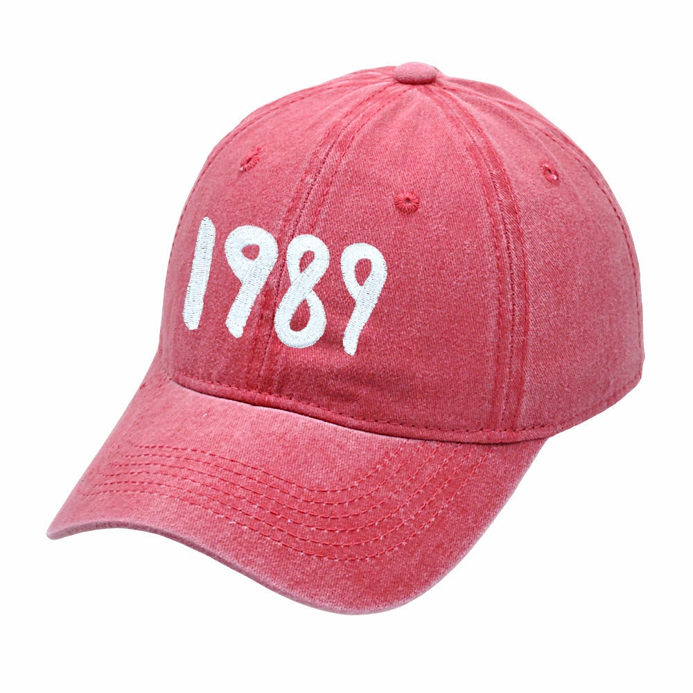 Wholesale Taylor Swift 1989 Embroidery Washed Vintage Baseball Cap