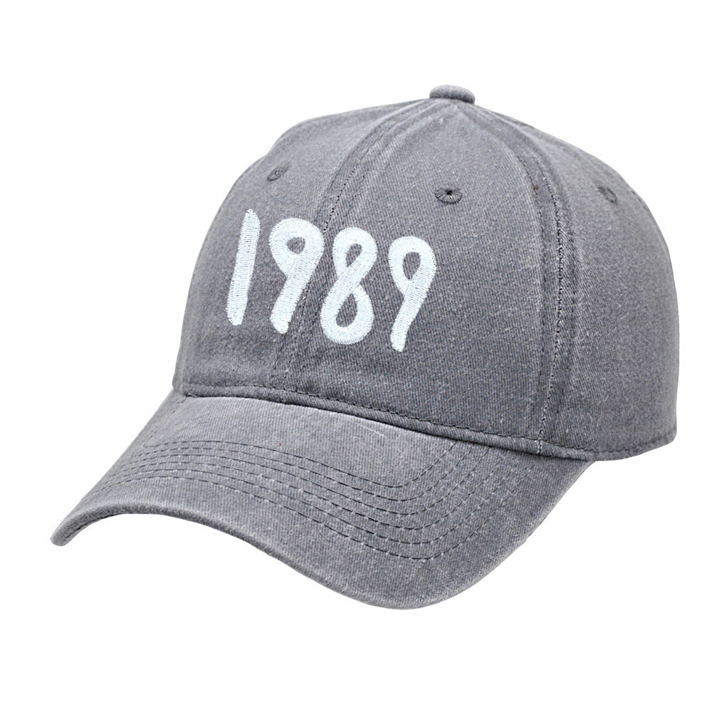 Wholesale Taylor Swift 1989 Embroidery Washed Vintage Baseball Cap