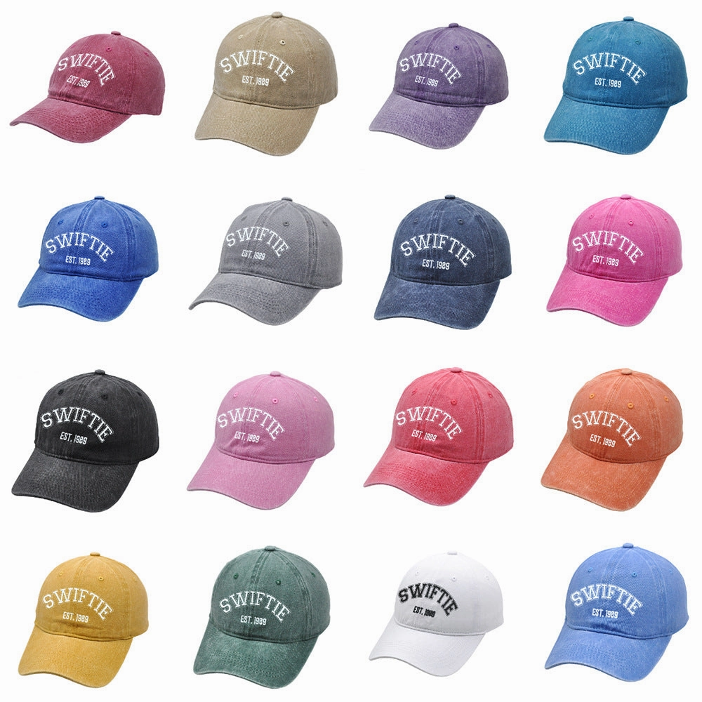 Wholesale Taylor Swift Embroidered 1989 Letters Vintage Baseball Cap