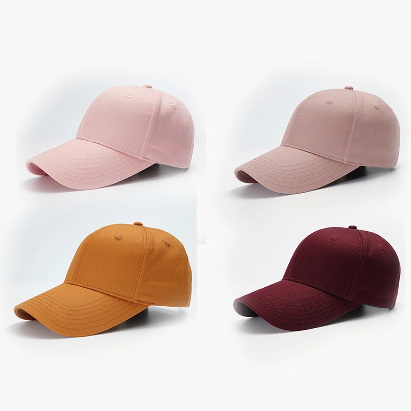 Wholesale The New Simple Solid Color Hard-top Cotton Big-toe Bib Cap
