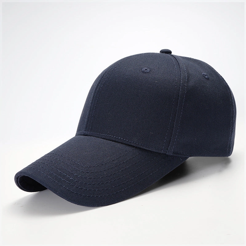 Wholesale The New Simple Solid Color Hard-top Cotton Big-toe Bib Cap