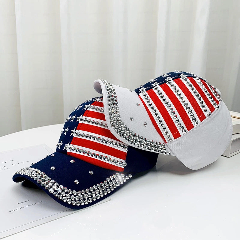 Wholesale Thin Sun Protection Diamond Star Baseball Cap
