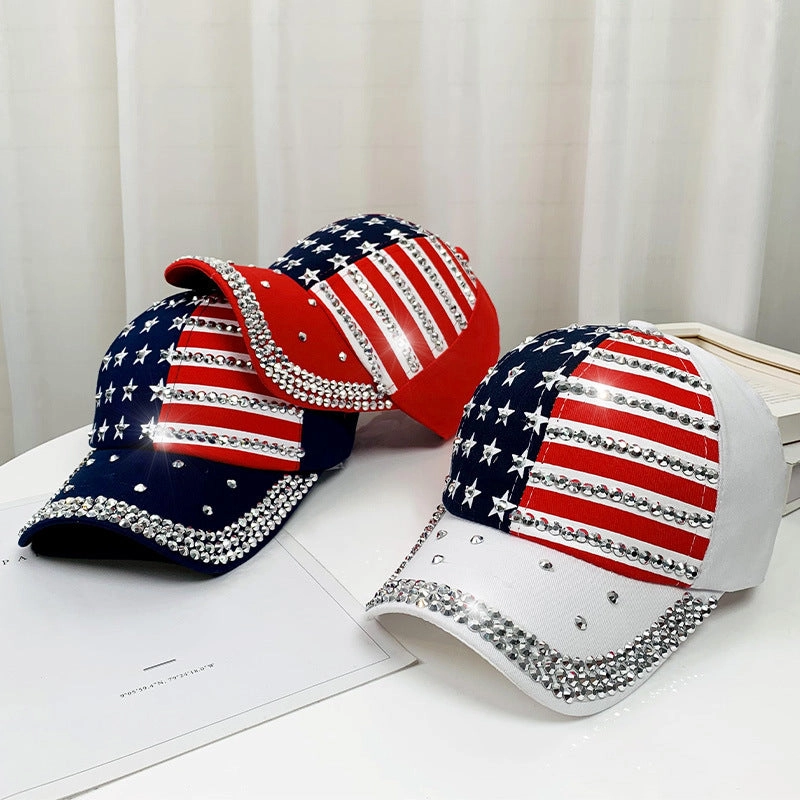 Wholesale Thin Sun Protection Diamond Star Baseball Cap