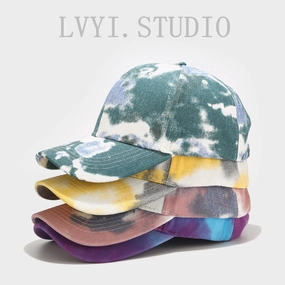 Wholesale Tie-dye Fashion Trend Outdoor Leisure Sun Visor Baseball Cap