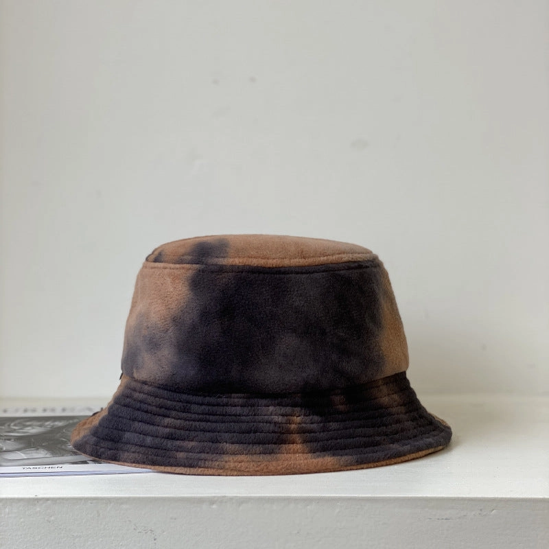 Wholesale Tie Dye Plush Bucket Hat