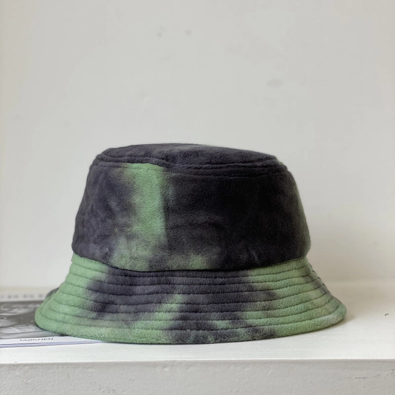 Wholesale Tie Dye Plush Bucket Hat