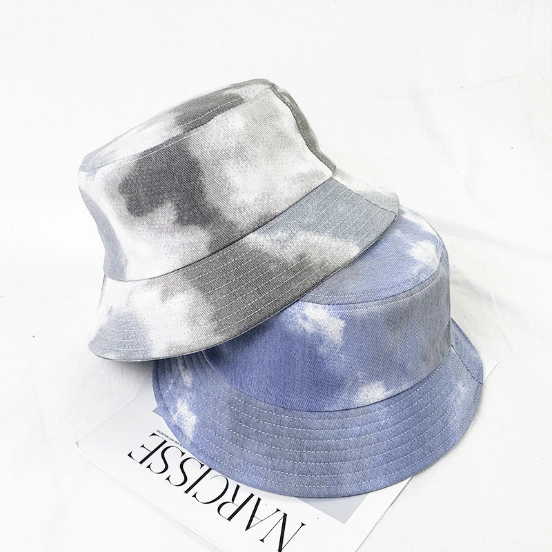 Wholesale Tie Dye Reversible Sun Visor Versatile Fisherman Hat